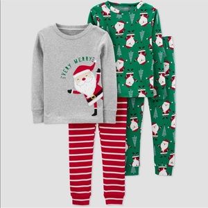Carter’s boys 4 piece pajama set NWT size 12 month